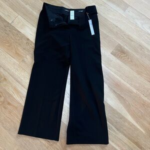 NWT Loft high-waisted curvy trousers, size 8, black